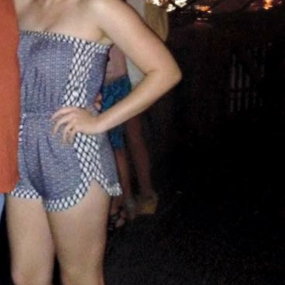 Navy Romper!